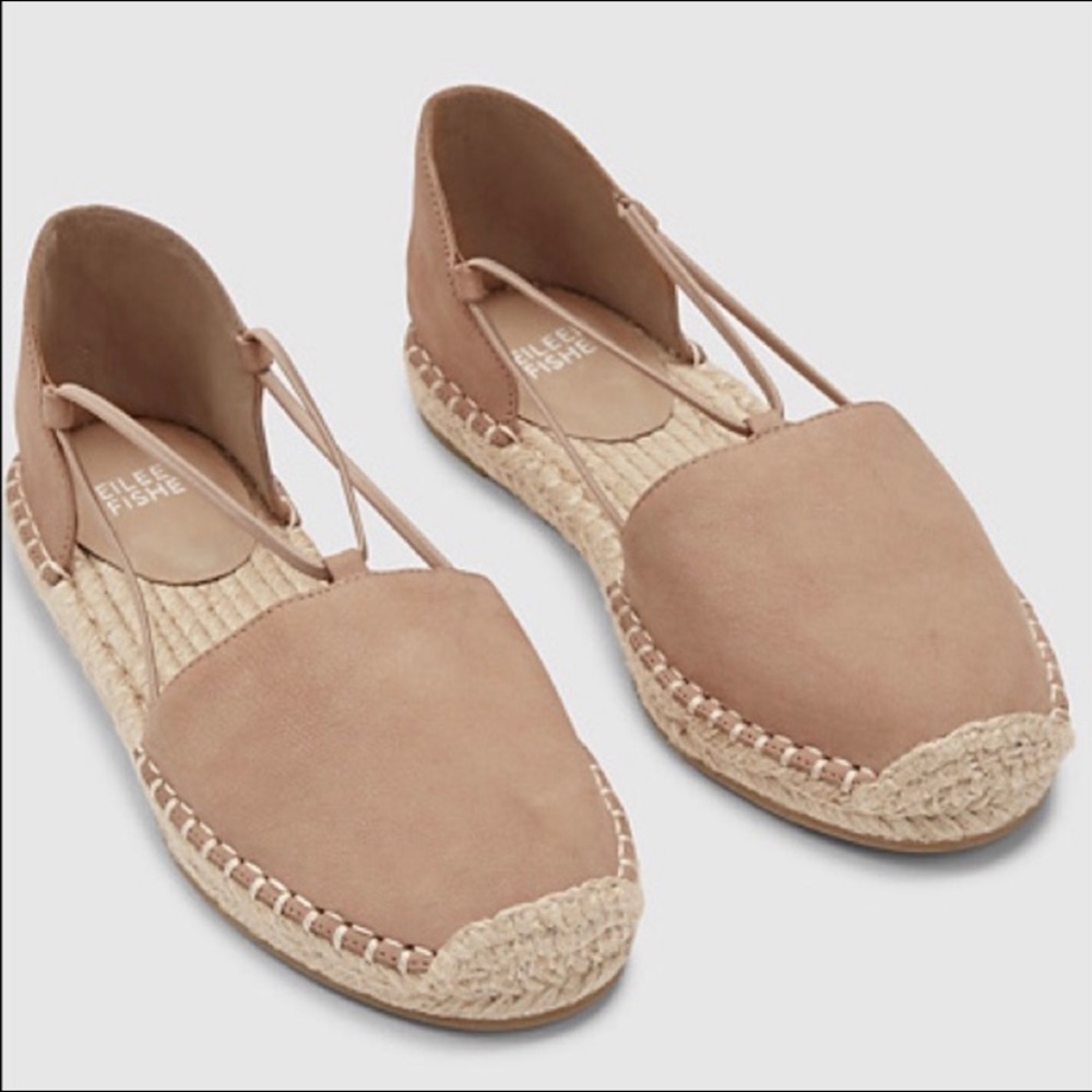 EILEEN FISHER lee nubuck espadrilles